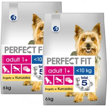 Krmivo pro psa PERFECT FIT (Adult 1+) 2x6kg suché krmivo bohaté na kuřecí maso pro psy malých plemen