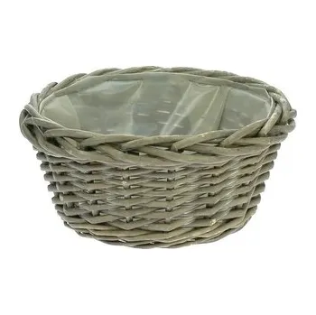 Ratanový košík-mísa s igelitovou výplní 10 x 19 cm