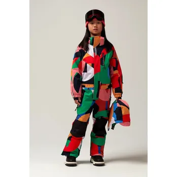 dívčí zimní kombinéza Dětská lyžařská kombinéza Gosoaky LAZY LAMA 252.9.1.732.K vícebarevná MLC, vel. 86-92