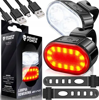 Cyklosvítilna Sada cyklistického osvětlení Renew Force LED světlo dobíjecí 800 lm