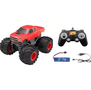 autíčko Plovoucí RC auto FORD F-150 RAPTOR Monster Truck – červené, 20 cm