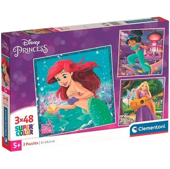 Puzzle Clementoni - Puzzle 144 Disney princezny 3x48 dílků