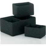 Sada košů RIMOSSA 5ks, plast, černá KELA KL-21780