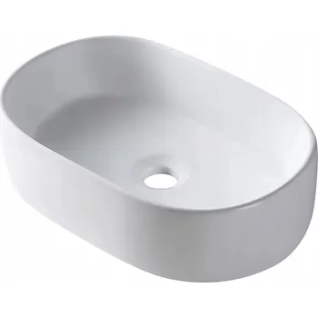 Umyvadlo Umyvadlo na desku oválné Balneo VILAR 35,5 cm bílé