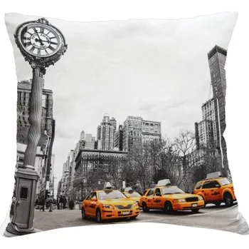 Polštář Polštář FIFTH AVENUE MyBestHome 40x40cm fototisk 3D Varianta: Povlak na polštář, 40x40 cm