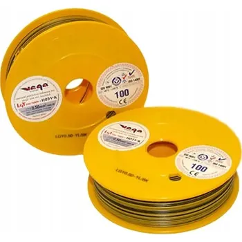 elektrický kabel Kabel LGY/H05V-K 0,50 mm2 100 m Žluto-Černý