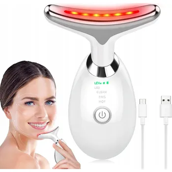 Masážní přístroj MASÁŽNÍ PŘÍSTROJ 3V1 EMS NA OBLIČEJ A KRK PROTI VRÁSKÁM DÁREK