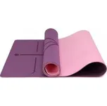 Karimatka na jógu SEDCO DUAL COLOR 183x61x1 cm - světle růžová/tmavě růžová