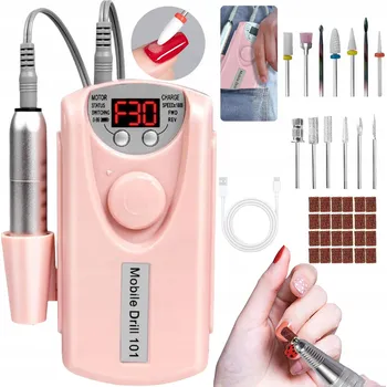 BEZDRÁTOVÝ ELEKTRICKÝ PILNÍK NA NOHY ROTAČNÍ STRUHADLO + VÁLEČKY 13V1