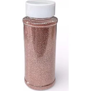 FLOWERIO Glitre - dekorační třpytivý prášek 120 g - růžovo zlaté