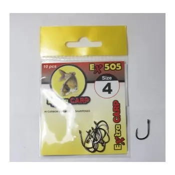 Rybářský háček Extra Carp Háčky EX 505-10 ks Velikost: 8