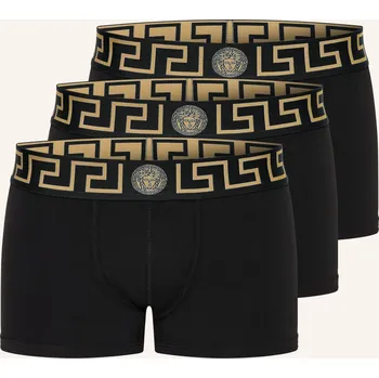 Pánské oblečení Versace Pánské Boxerky, 3 Kusy V Balení, černá / zlatá, 50