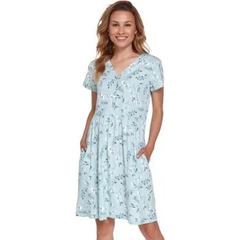 Těhotenské noční prádlo Mateřská košilka Doctor Nap TCB.9930 Světle modrá S