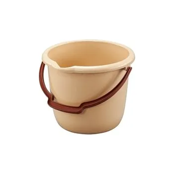 Podlahový mycí stroj Vědro 12L PH s výlevkou TRG béžová/šedá