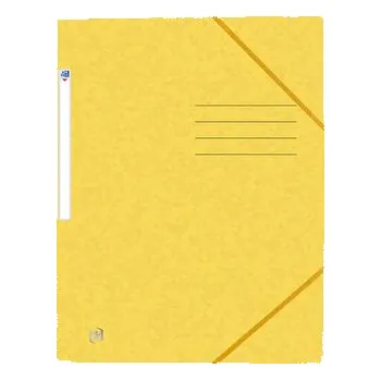 Archivační box Oxford, Tříchlopňové desky, karton, A4, žlutá (cs, H-OXFORD K)