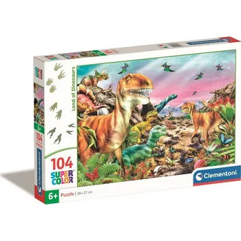 Puzzle Clementoni - Puzzle 104 země dinosaurů