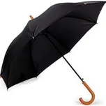 Deštník vystřelovací unisex - 1 ks - 7 černá hnědá