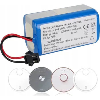IP kamera AKUMULÁTOR 14.4V 3000MAH LI-ION PRO EUFY ROBOVAC 11 12 30C G30 ECOVACS N79