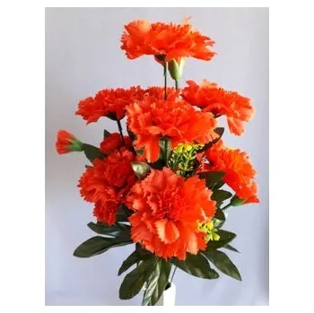 umělá květina Karafiát kytice červená H255/červená