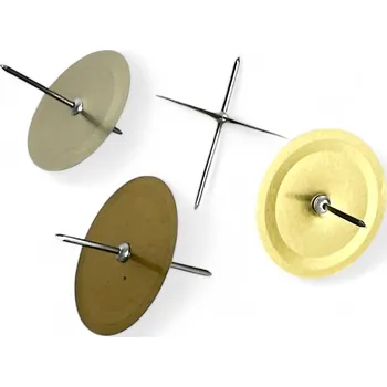 Svícen FLOWERIO Bodce – zapichovací podstavce na svíčky 4,5 cm 4 ks – zlaté