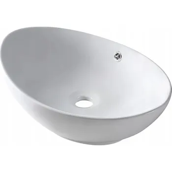 Umyvadlo Umyvadlo na desku oválné Balneo ZERRA 39 cm bílé