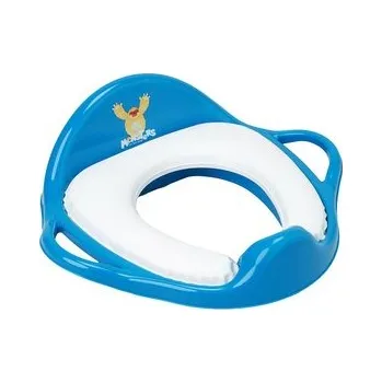 Nočník Dětské sedátko na WC měkké MONSTERS modré