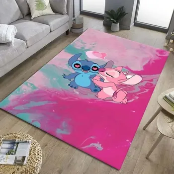 Dětský pokoj Velký koberec s motivem Lilo a Stitch - 60x90cm,3