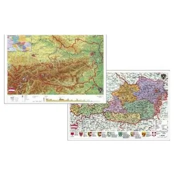 Stiefel Österreich physisch. Stiefel Österreich politisch, Schreibunterlage