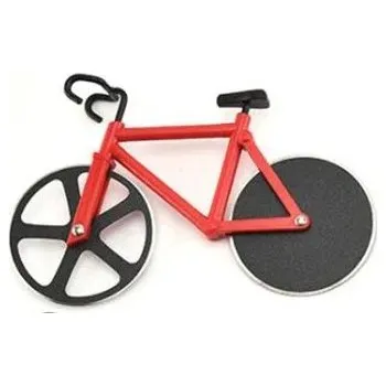 Kráječ na pizzu | kráječ pizzy, styl kolo - červená