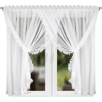 Záclona BytoTex Hotová voálová záclona LG 307, 400x160 cm