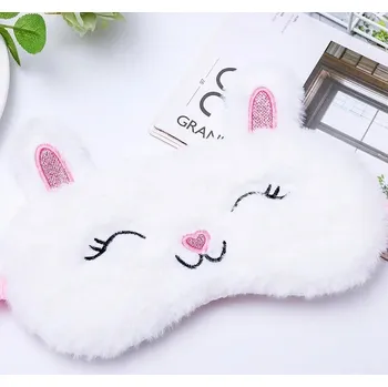 Škraboška na spaní Roztomilá plyšová maska na spaní pro děti | dětská škraboška na spaní - 1