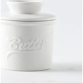 Máslenka Nádoba na máslo s víkem | máslenka - Bílá