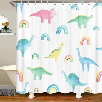 Sprchový závěs Dětské zatemňovací závěsy se zvířátky - G,240 x 180 cm