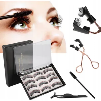 Umělé řasy Magnetické řasy sada 12 KUSŮ opakovaně použitelné řasy s aplikátorem