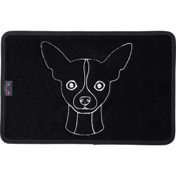 Miska pro psa Textilní podložka pod misku (cestovní) Max-Dywanik černá 1 l