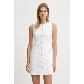 Dámské šaty Džínové šaty Liu Jo UA6334.D0275 bílá 00X, vel. 40