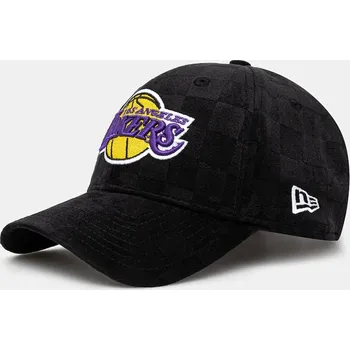 Kšiltovka Velurová kšiltovka New Era Tonal Check 940 Lakers 60595440 černá 99X, vel. ONE SIZE