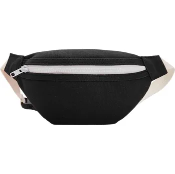 Outdoorové zavazadlo Dětská ledvinka na pásek | pouzdro s páskem pro děti - černá