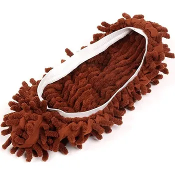 mop Mop na podlahu - papuče na vytírání - více barev - pár - Hnědá