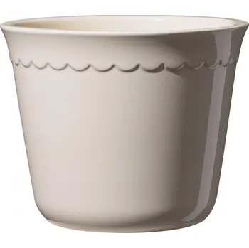 Květináč Béžový keramický květináč Bergen, 17 x 14 cm