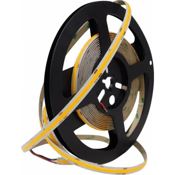 LED páska LED COB pásek s jednolitým světlem 480 LED/m, 24V, 12W/m, 1320lm/m, 3000K, IP20, 5m