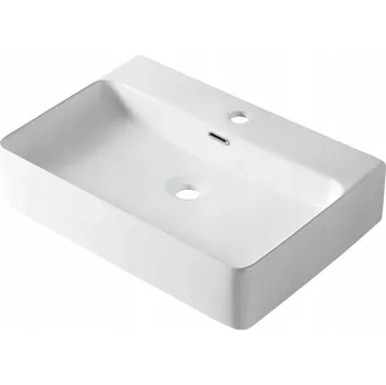 Umyvadlo Umyvadlo na desku čtvercové Balneo NERIA 42 cm bílé