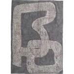 Šedý bavlněný koberec Bloomingville Addo 145 x 200 cm