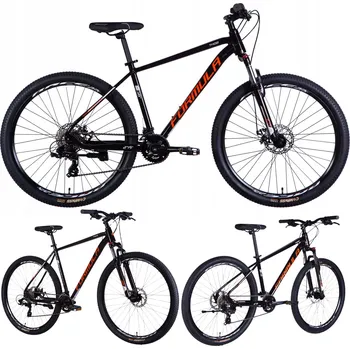 Jízdní kolo Horské kolo MTB Hurtex HUR-FR-27,5-261, rám 18 palců, kola 27,5", černé