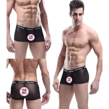 Pánské oblečení B172 Pánské průhledné boxerky - XXL