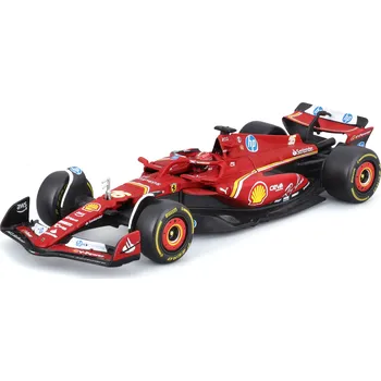 autíčko Bburago Ferrari SF-24 2024 1:43 16 Charles Leclerc s jezdcem