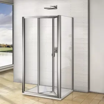 WRITE COMBI II 80x90x80 Sprchový kout se zalamovacími dveřmi nástěnný