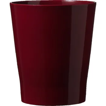 Keramický květináč na orchideje Merina Candy 15x13 cm vínový lesklý