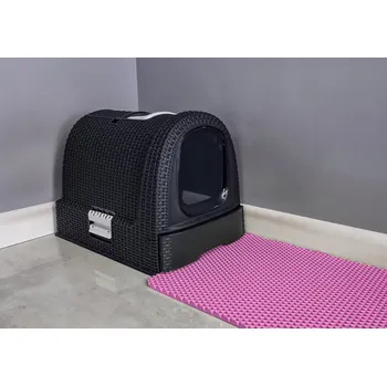 Obraz Max-Dywanik rohožka před kočičí toaletu, 44 cm x 44 cm x 1 cm