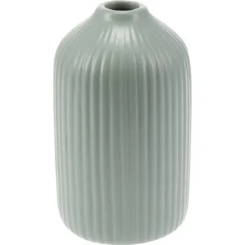 Váza Kameninová váza 8,6x14,4 cm zelená